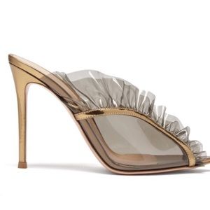 In Search Of GIANVITO ROSSI Ofelia PVC mules